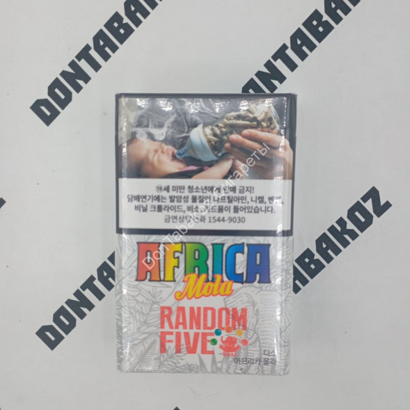 Сигареты Africa Mota Random Live Duty Free Корея Оптом 