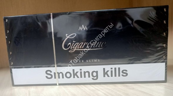 Сигареты Cigarone Black Super Slims оптом 