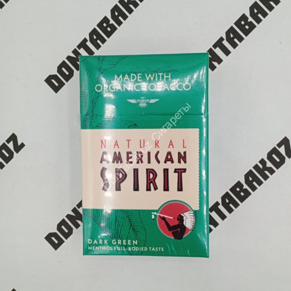 Сигареты American Spirit Dark Green Menthol Оригинал США Микс 