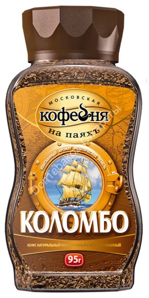 Кофе растворимый Московская кофейня на паяхъ Коломбо 95 г оптом 