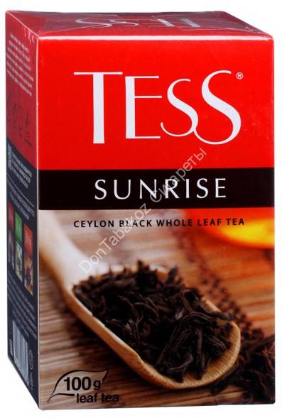 Чай Tess Sunrise черный крупнолистовой цейлонский 100 г оптом 