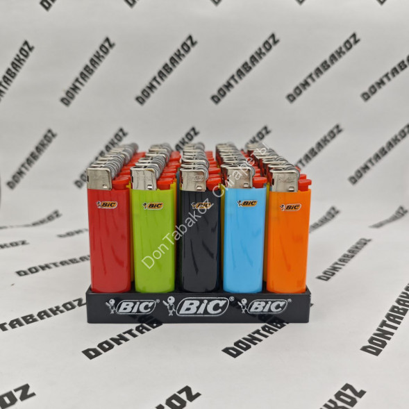 Кремниевая зажигалка Bic (Бик) 50 шт ОПТОМ 