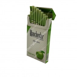 Сигареты Manchester Green Apple Superslims МИКС