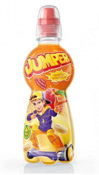 Напиток негазированный Jumper Банан-Персик 0,33 л оптом 