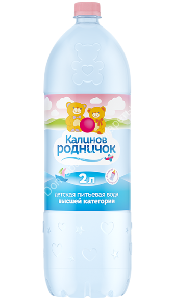 Вода детская питьевая Калинов Родничок негазированная 2 л оптом 