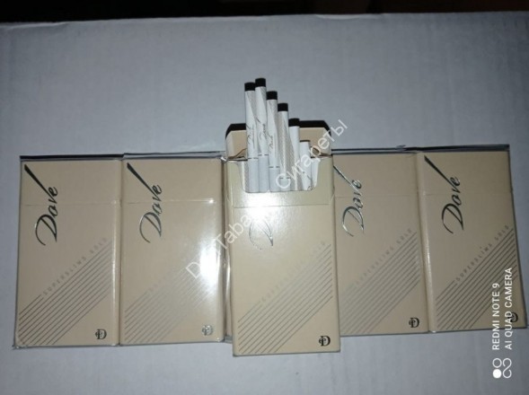 Сигареты Dove SuperSlims Gold оптом 