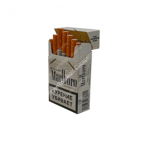 Сигареты Marlboro Gold квадратная пачка (Россия) оптом 
