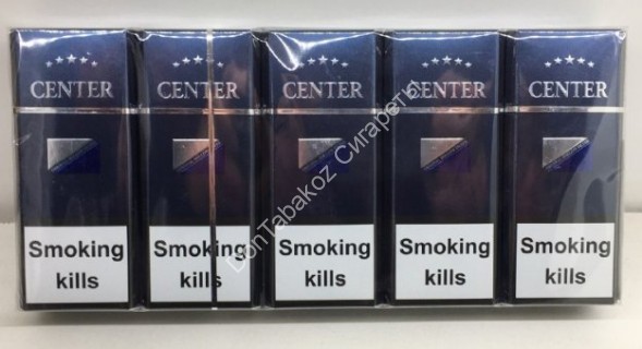 Сигареты Center Super slims Blue оптом 