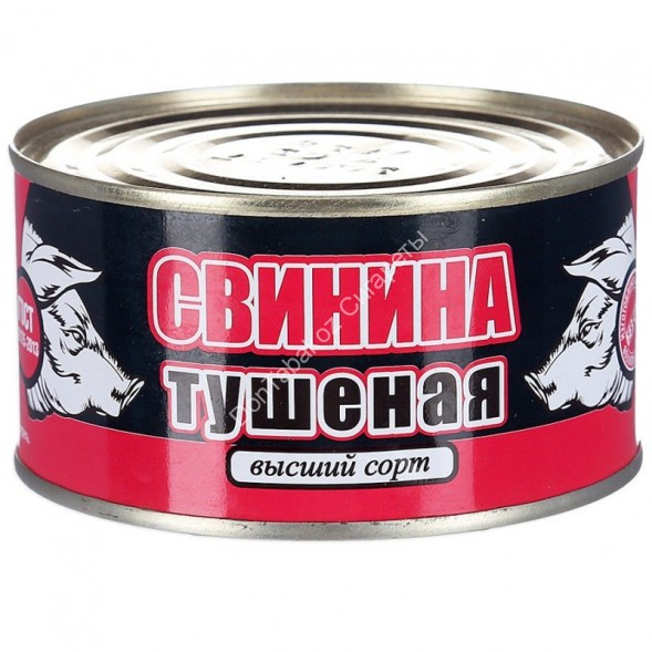 Свинина тушеная высший сорт Скопинский МК 325 г оптом 