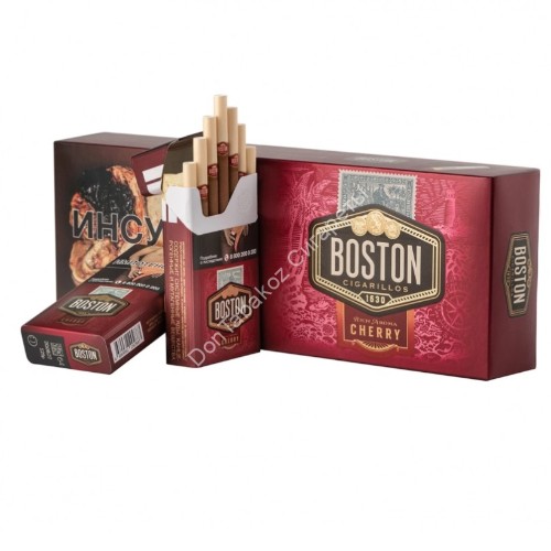 Сигареты Boston Cherry KS Оригинал Микс 