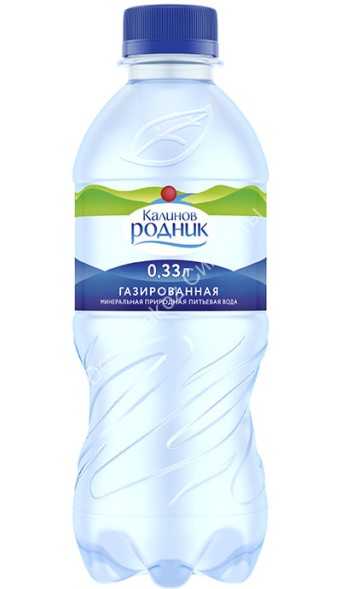 Вода питьевая Калинов Родник газированная 0,33 л оптом 